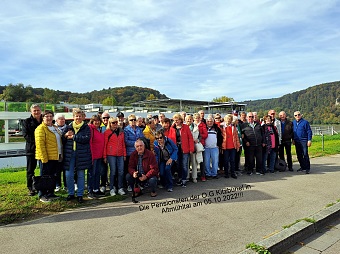 Fahrt zum Donaudurchbruch in das Altmühltal nach Bayern am 5.10.2022.