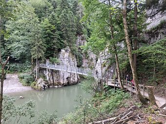 Wanderung von Kössen über den Schmugglerweg nach Klobenstein am 15.7.2026