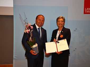 Sportehrenzeichen des Landes Tirol an Nora, 15. 9. 2021