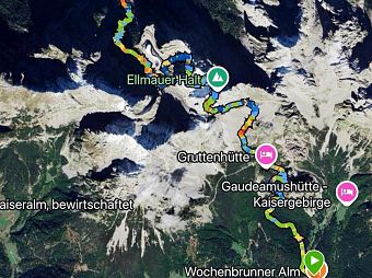 Überquerung des Wilden Kaiser über den Kaiserschützensteig am 5.8.2026
